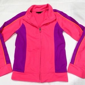 Under Armour Purple Pink Long Sleeve Zip Jacket 6x